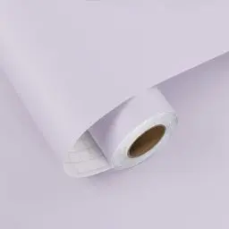 Produktbild: HotDecor Selbstklebende Tapete Lila 60cm X 300cm Klebefolie für Tischplatte Wand Tapeten Wohnzimmer Dekofolie Möbelfolie Selbstklebend Lila Folie für Möbel Küchenschränke Abwaschbare Tapete Küche