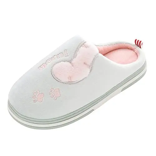 Produktbild: Hotel Slippers Hausschuhe Aus Weicher Baumwolle Pantoffeln 35 Hausschuhe Damen Fleece Hausschuhe Damen Stabil Plüsch Schuhe Damen Schuhe Zum Fliegen Hausschuhe Damen 38