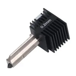 Produktbild: Hotend-Montagesatz, Labs Hotend-Extruder-Ersatz mit Abnehmbarer 0,2-mm- oder 0,4-mm-Düse aus Gehärtetem Stahl, für A1 oder A1 Mini 3D-Drucker (0,2 mm)