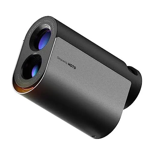 Produktbild: HOTO Golf Laser Entfernungsmesser Mit Slope und Flag-Lock, 1000 M / 1100 Yd, Rangefinder Mit Pulsvibration, 6X Vergrößerung, ±1 M Genauigkeit, IPX4 Wasserdicht, für Jagd/Wettbewerbe/Wandern
