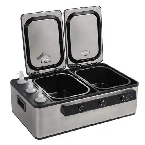 Produktbild: Hot-Stone-Heizung mit Ölheizung, Schnelle Einstellung der Heiztemperatur, Hot-Rock-Heizung für den Heimgebrauch (EU-Stecker 100-240 V 220V)