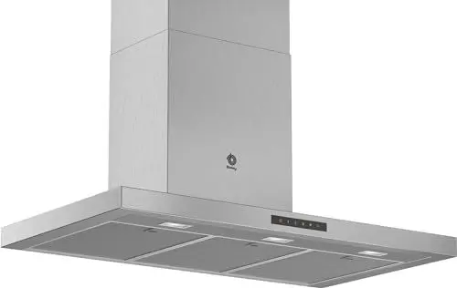 Produktbild: Balay 4242006282974 3BC997GX Dunstabzugshaube (Abluft/Umluft, A, B, 55 dB), rostfreier edelstahl