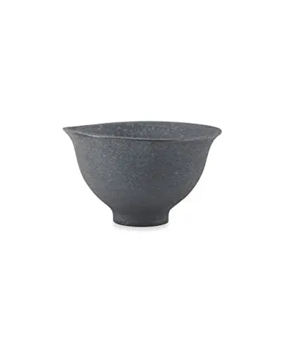 Produktbild: House Doctor Schale Pion Schwarz | Pastateller, Suppenteller, Müslischale aus Steingut | Geschirr Schwarz | Scandi-Style für Hygge-Lebensgefühl, Small