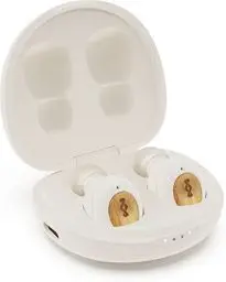 Produktbild: House Of Marley Rebel In-Ear Bluetooth Kopfhörer- Nachhaltig hergestellt, Kabelloses Audio, Wiederaufladbar und mit Touch-Control-Funktion, 30 Stunden Spielzeit mit elegantem und tragbarem Ladecase