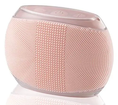 Produktbild: House of Marley HoMedics Blossom, Körperreinigungsbürste aus medizinischem Silikon für Körperpeeling, wiederaufladbar + wasserdicht, Peeling Massage und Reinigung mit 8 Intensitätsstufen