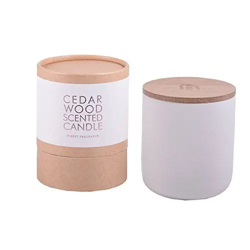 Produktbild: houseproud Forest Fragrance Duftkerze mit Keramikbecher (Cedarwood Trail)