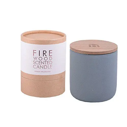 Produktbild: houseproud Forest Fragrance Duftkerze mit Keramikbecher (Fire wood)