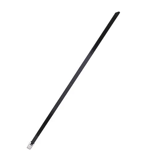 Produktbild: Housoutil 100st Kabelbinder Aus Edelstahl Kabelbinder Aus Stahl Kabelbinder Strapazierfähig Kabelbinder Schwer Rostfreie Kabelbinder Reißverschluss Kabelbinder Hoch Große Kabelbinder Black