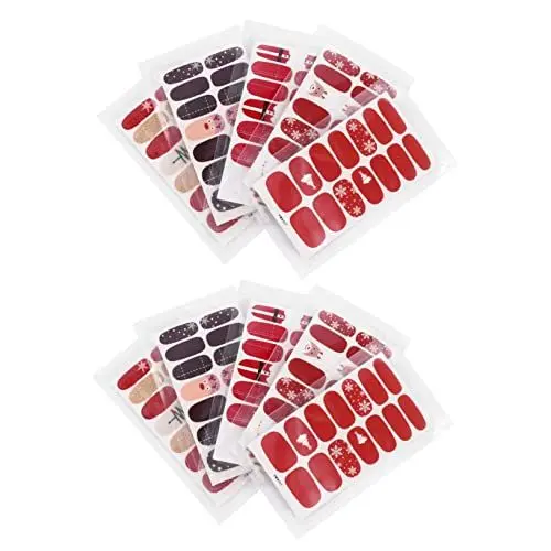 Produktbild: Housoutil Selbstklebendes Nailart-dekorationsdesign Weihnachtliches Nagelaufkleber-set Für Frauen