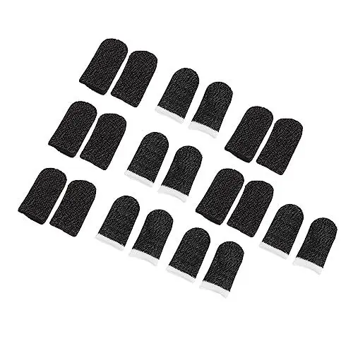 Produktbild: Housoutil Elastische Game-fingerhüllen 10 Paar Schweißresistente Finger Für Mobiles Gaming – Daumenschutz