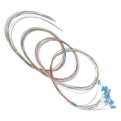 Produktbild: Housoutil 12-adriges Glasfaser-pigtail Für Den Außenbereich Singlemode Keramik Geringe Einfügungsdämpfung Kompatibel