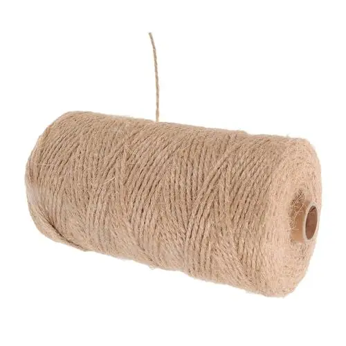 Produktbild: Housoutil 1 Rolle Geflochtenes Seil Für Dekorationen Bastel Jute Seil Natürliche Jute Schnur Jute Schnur Sackleinen Seil Schnur Für Bastelarbeiten DIY Versorgung Party Jute Seil
