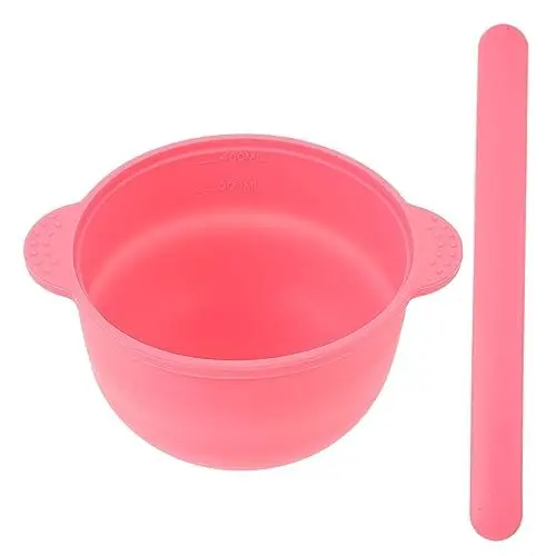 Produktbild: Housoutil 1 Satz Schale mit Enthaarungscreme Gesichtspinsel- DIY-Maskenschale Haarentfernungscreme Silikonspatel Silikonschüssel Maskenmischstab falten einstellen Wiederverwendbar