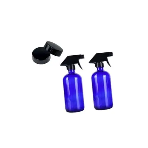 Produktbild: Housoutil Reise-sprühflaschen 2er-set Glasflaschen Düsen Und Kappen Wiederverwendbare Kompaktkosmetik