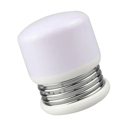 Produktbild: Housoutil 1stk Magnetisches Nachtlicht Led-nachtlicht Led-touch-licht Mini-magnete Vitrinenbeleuchtung Bewegung Rundstoß Weiß Baby Licht Klopfen Knopfbatterie Magnetische Anziehungskraft