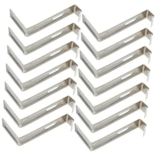 Produktbild: Housoutil 20st Haken Aus Metall Rutschfestes Dach Haushaltsgeräte Festes Werkzeug Für Dachziegel Abstandshalter Für Fliesen Metallhalter Dachziegelclips Eiserne Klemme Eisen Rostfreier Stahl