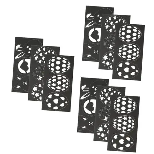 Produktbild: Housoutil 27 Stk Wandaufkleber für Spiegel weihnachtsdeko christmas decorations weihnatsdeko Abnehmbare Wandsticker weihachtsdeko Hase Wandtattoos TV-Wand schmücken Applikationen Acryl