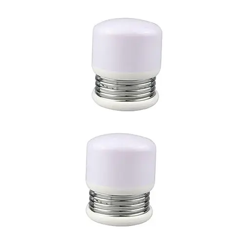 Produktbild: Housoutil 2 Stk Magnetisches Nachtlicht Rundstoß Vitrinenbeleuchtung Led-nachtlicht Led-stilllampe Nachtlicht Am Bett Unter Theken-led-leuchten Baby Pvc Magnetooptisch Sensorlicht Weiß
