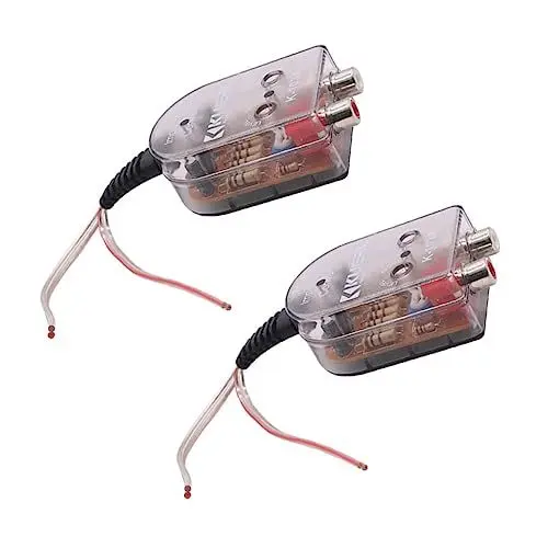 Produktbild: Housoutil 2 Stück Frequenzumrichter Auto Linienkonverter Auto Audio Auto Adapter Fahrzeug Linien Adapter Steckerkabel Audio Fahrzeug Audio Zubehör Auto Stereoanlagen