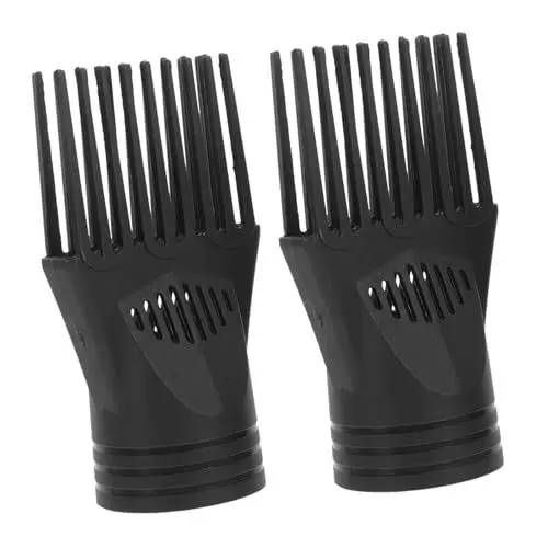 Produktbild: Housoutil 2 Stück Breitzahnkamm Für Trocknerdüse Für Haartrockner Universal-haartrockner-zubehör Pick-kamm Haartrockner-diffusor-aufsatz