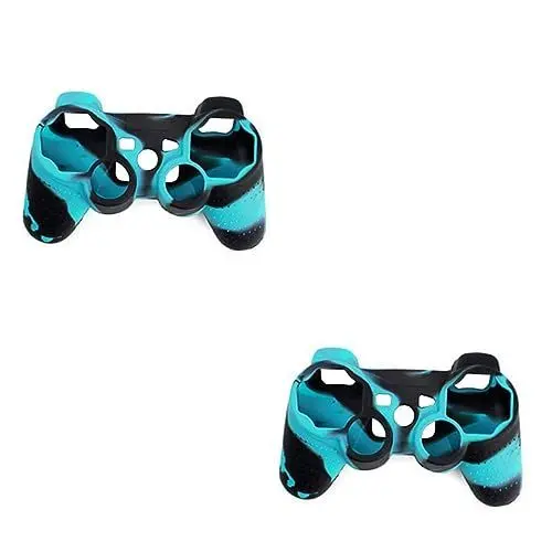 Produktbild: Housoutil 2 Stücke Controller Abdeckung Silikon Haut/schwarz Verbesserte Grip Volle Controller Zubehör Robuste Fall