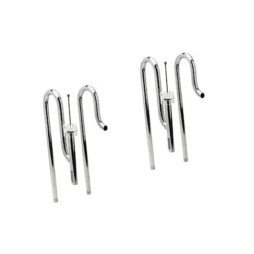 Produktbild: Housoutil 2 Stücke Fisch Tank Wasser Einlass Outlet 16mm Edelstahl Rohr Set Öl Entfernen Für Aquarium Reinigung