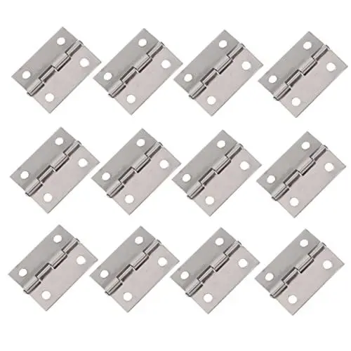 Produktbild: Housoutil Robustes Scharnier-set Aus Edelstahl 32-teilig Für Die Hintere Klappe Scharnier Für Vintage-holzkiste