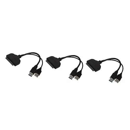 Produktbild: Housoutil 3St HDD-Adapter Festplattenadapterkabel HDD-Anschluss Stromverteiler laptop festplattenadapter Datenkabel der Festplatte USB Einfach zu fahrende Linie Splitter