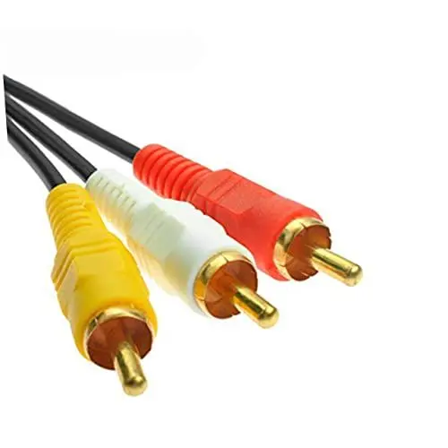 Produktbild: Housoutil 3 Paar 1 5 M Av-kabel-set Stereo 3 5 Mm Beschichtetes Pvc Computer Zu Cd Dvd Mp3-kompatibel