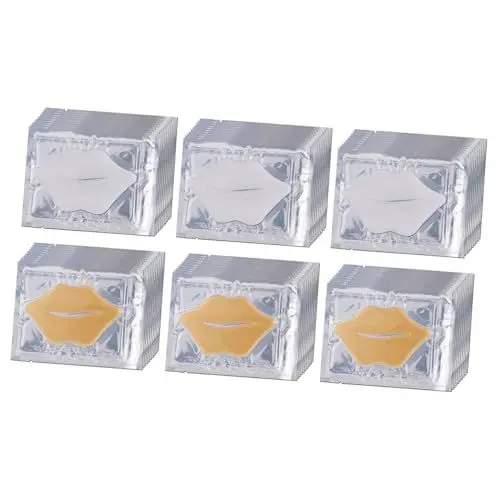 Produktbild: Housoutil 60 Stk Lippenmaske Lippenpflegeprodukte Lippenbalsam für Frauen gesichtsmaske Collagen-Lippenpad Lippenhautmaske feuchtigkeitsspendend Kristall Lipgloss Lippenaufkleber Fräulein