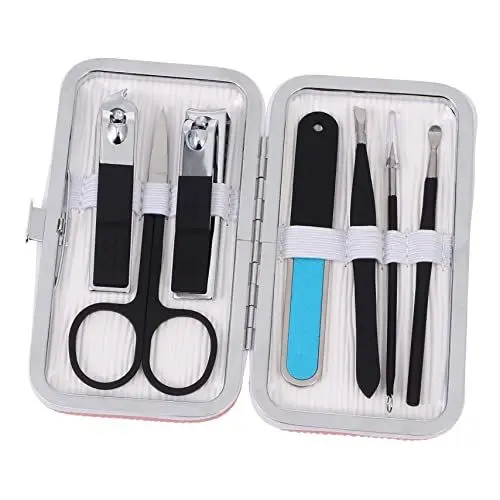 Produktbild: Housoutil 7St Maniküre-Werkzeuge professionelles Pediküre-Set Augenbrauenschneider Nagelknipser Werkzeuge zur Augenbrauenpflege Augenbrauen trimmen Augenbrauen Trimmer Datei