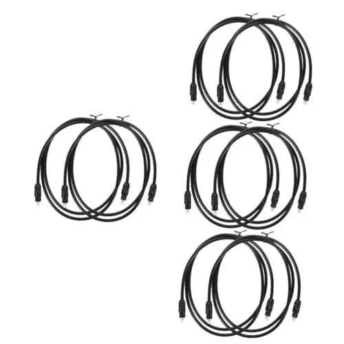 Produktbild: Housoutil 8 Stk optisches Audiokabel lichtleiterkabel optikalkabel optisches kabel für spielkonsole Faserstecker auf Steckerkabel digitales Audiokabel optisches kabel für fernseher DVD PVC