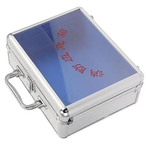Produktbild: Housoutil Aluminium-tragekoffer Aktentasche Aus Aluminiumlegierung Aktentaschen Herren Aluminium-aufbewahrungskoffer Make-up-tragebox Feuerfester Männer Aktentasche Mann Arbeitsplatz Tragbar