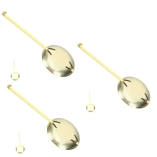 Produktbild: Housoutil Bausätze 3St Ersatzpendel für Wanduhren Uhrpendelteil Melodien in Bewegung-Wanduhr pendeluhrwerk Bausatz wecker Zubehör für Wanduhren Uhrenpendel Lieferungen Jahrgang Suite Groß