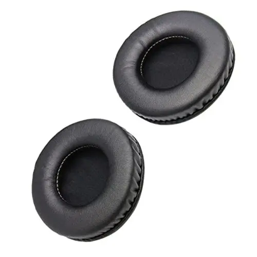 Produktbild: Housoutil 80 Mm Schwarze Runde Universal-kopfhörer-ersatzpolster Für Headset-Ohren Bequem Und Langlebig