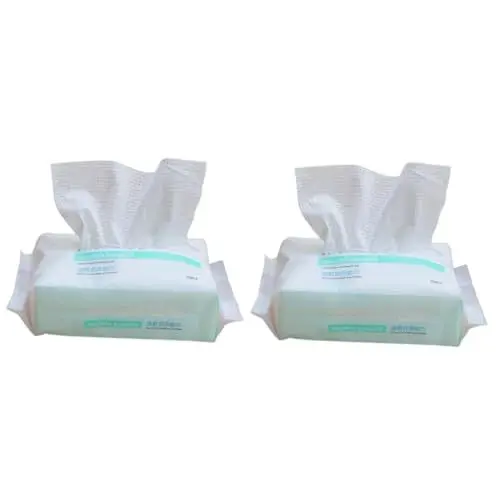 Produktbild: Housoutil Einweg-Gesichtshandtücher 2St makeup remover wipes abnehmbare Gesichtstücher Einweg-Gesichtstücher Abschminktücher extraktiv Reinigungstuch Gesichtstuch Weiß