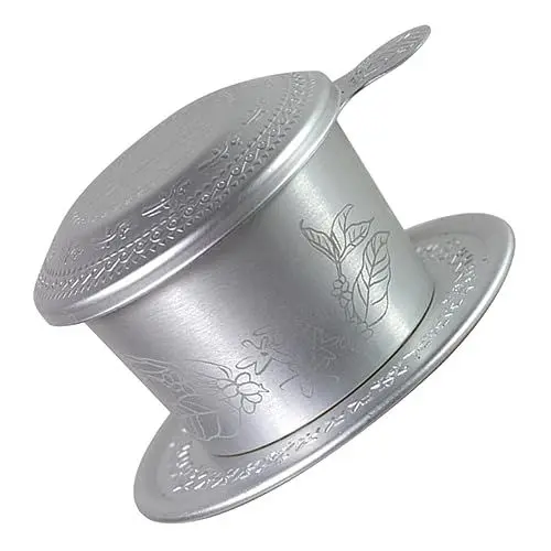Produktbild: Housoutil Kaffeepadmaschine 1 Satz Vietnamesischer Kaffee Vietnamesischer Kaffeetropfer Kaffeemaschine Kaffee-ei- Kaffeetropfset Manuelle Sieb Aluminium Tropfendes Wasser Reisen Kaffeetasse