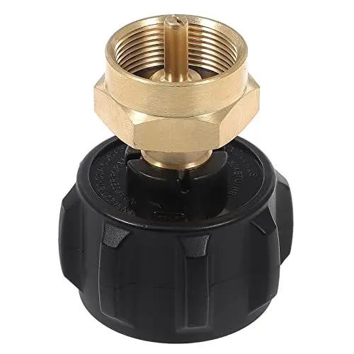 Produktbild: Housoutil Qcc1-adapter Propan-nachfülladapter Adapter Für Benzintank Auslaufsicherer Propan-fülladapter Ersatz-propanadapter Propan-nachfüllladeadapter Draussen Verbinder Haupt Messing
