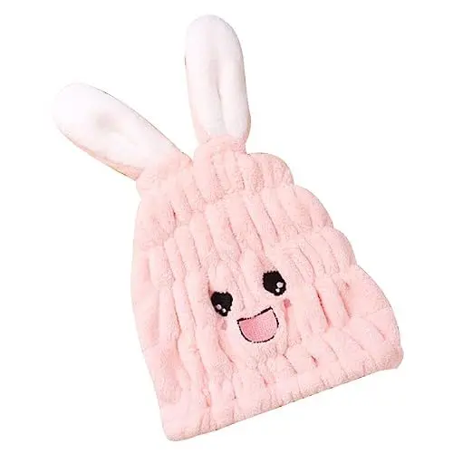 Produktbild: Housoutil Schnell Trocknender Haarturban Haartuchwickel Haartrockenhaube Duschhaube Handtuchwickel-haarhut Handtuch-haarkappe Handtücher Kind Handtuch Tasche Korallenvlies Schnelltrocknend