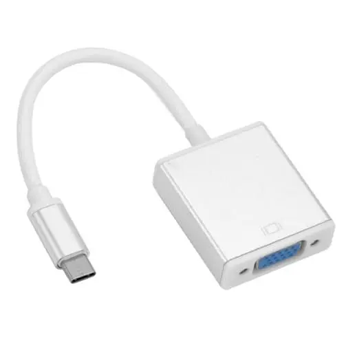 Produktbild: Housoutil USB-c Vga Adapterkabel Full Auflösung -c Stecker Zu Vga Buchse Für Laptop Monitor Projektor Plug-and-Play Verbindung Ohne Treiber Nötig