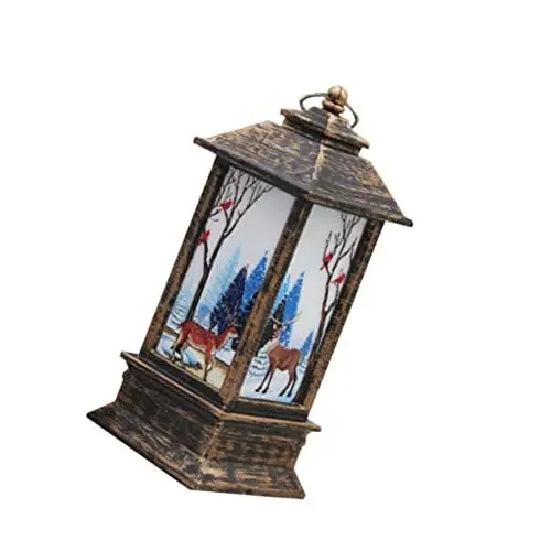 Produktbild: Housoutil Laterne Schlafzimmer Lampe Weihnachten Nachtlicht Tischlampe Weihnachtslampe für oder Mast
