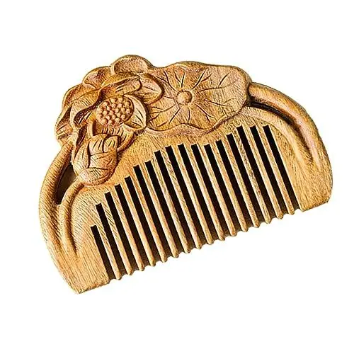 Produktbild: Housoutil Traditionelle Chinesische Geschnitzte Sandelholzkamm-haarbürste Aus Holz Für Die Haarpflege