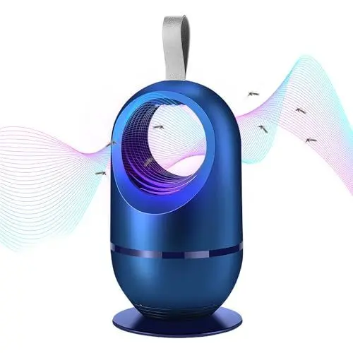 Produktbild: HOVCEH Mückenfalle, Insektenvernichter Elektrisch, Mückenlampe, Insektenfalle Elektrisch, 5W 365nm Moskito Killer Lampe UV Licht, Mosquito Zapper für Schlafzimmer Küche