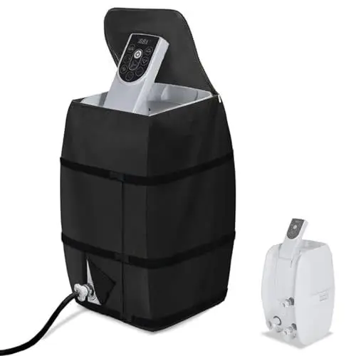 Produktbild: HOVCEH Pumpenabdeckung Whirl-pool, Abdeckung für Whirl-pool Pumpe, Whirl-pool Abdeckung, Robust, Wasserdicht, Staubdicht, Isoliert, für Mehrere Marken (Schwarz, Quadratisch, Strapazierfähig)