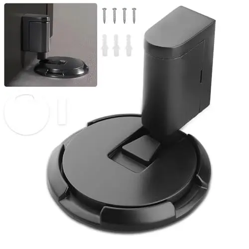 Produktbild: HOVCEH Türstopper Boden Kleben, Magnetischer Türstopper, Tür Stopper Ohne Bohren, Höhenverstellbarer Türpuffer, Selbstklebend Schwer Türhalter mit Klebeband Schrauben, Winddichte SilentTür Absaugung
