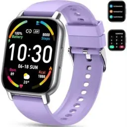 Produktbild: Hoxe Smart Watch für Männer Frauen Antwort/Anrufe, 1,85