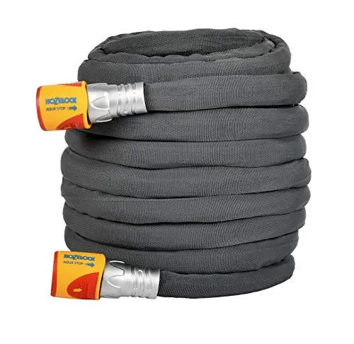 Produktbild: HOZELOCK - Tuffhoze Hybrid Gartenschlauch 35 M: Extrem flexibel, Tuff-Fibre Gewebetechnologie, kompatibel mit Hochdruckreiniger (40 Bar), langlebiger Schlauch, einsatzbereit (8135A1240)