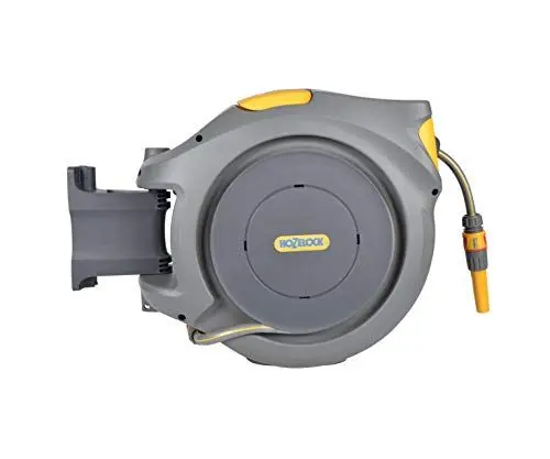 Produktbild: HOZELOCK - Wandschlauchbox Auto Reel 30 M: Automatische Aufrollung. Einfache Installation. Inkl. Schlauchspritze, Anschlüsse, 30 m Hozelock-Schlauch und Befestigung - 5 Jahre Garantie* (2403 0000)