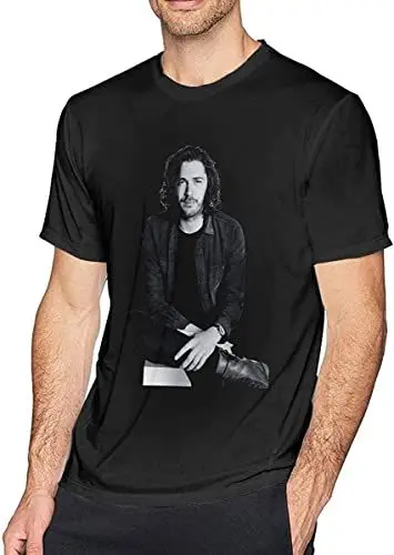 Produktbild: Hozier Man T Shirts Short Sleeves Crew Neck Tees Summer Casual Tops Black T-Shirts & Hemden(X-Large)