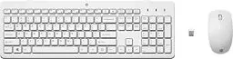 Produktbild: HP 230 Maus und Tastatur (kabellose Maus und Tastatur, USB Dongle, bis zu 16 Monate Akkulaufzeit, QWERTZ-Layout) weiß, kompatible mit PC, Multimedia